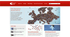 Desktop Screenshot of europeansocialsurvey.org